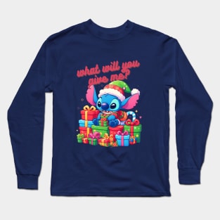 Happy New Year Stitch Long Sleeve T-Shirt